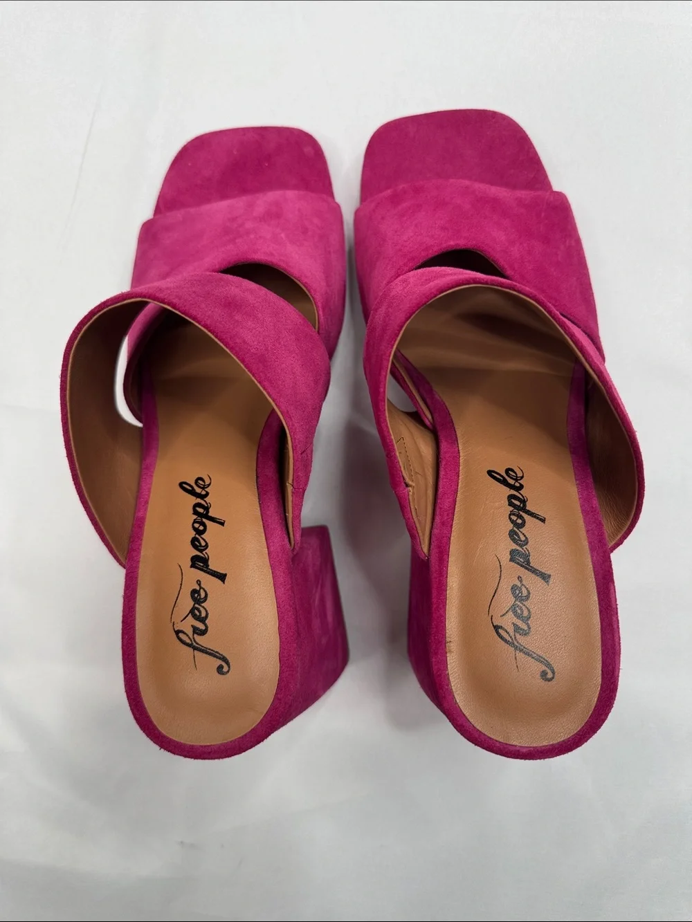 FREE PEOPLE love is everywhere platform sandals in fuchsia fantastic 39.5 or 9.5